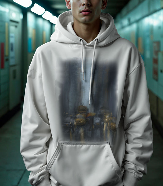 Hoodie Yellow in motion