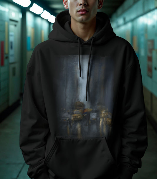 Hoodie Yellow in motion